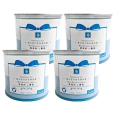 QUNDO 康朵 室內香氛擴香膏 120g 台灣製造, 4個, 藍風鈴 & 麝香