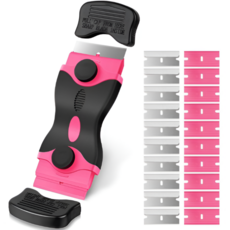 Cozy Moment 2合1多用途刮刀/除膠器 + 20入補充刀片 粉紅色, 1套