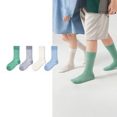 비단길 아동용 파스테로 양말 4종 세트