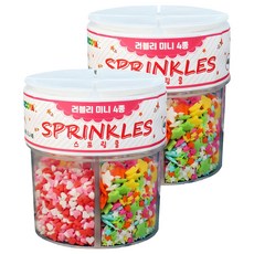 E-Home 烘焙可愛迷你 4 款裝飾花灑, 48g, 2個