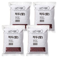 바른곡물 국산 적두 팥, 800g, 4개