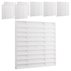 ADDLIFE 安全窗通風百葉窗 5p, 8個, 白色