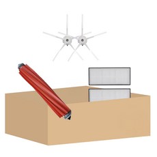 WonderfulPlace 相容 小米 Roborock S7 Plus 掃地機器人 邊刷 濾網 主刷 套組 禮品包