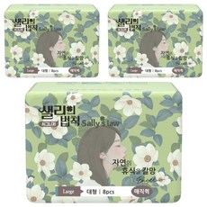 샐리의법칙 시그니처 매직퀵 생리대, 8개입, 3개