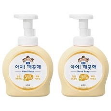 LION 獅王 趣淨 泡泡洗手慕斯, 爽身粉香, 490ml, 2瓶