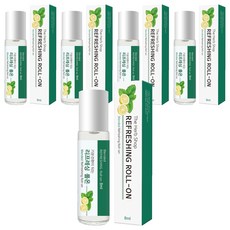 THE HERB SHOP 香氛精油滾珠瓶 Refreshing, 5個, 8ml