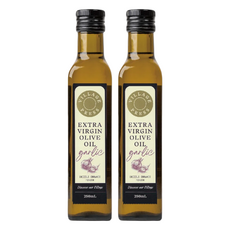 THE VILLAGE PRESS 紐西蘭廚神系列 冷壓初榨蒜香風味橄欖油, 250ml, 2瓶