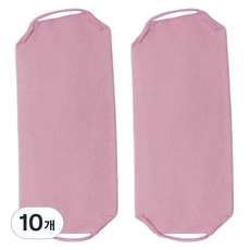 竹纖維搓澡巾, 粉色, 1入, 10個