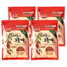 햇님마을 자연햇살 국산 태양초 고춧가루, 250g, 4개