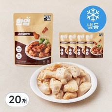 육식토끼 한입닭가슴살 소이갈릭 (냉동), 100g, 1개입, 20개