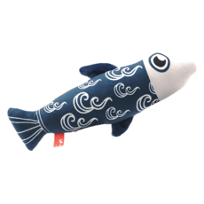 AmyCarol 魚仔系列 貓草玩具 天然貓草填充 柔軟舒適 貓咪互動玩具, 和風魚, 1個