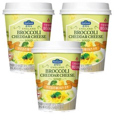 폰타나 잉글랜드 브로콜리 체다치즈 컵수프, 20g, 3개