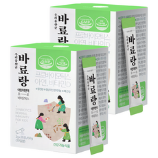 Baryolang 提升免疫力兒童益生菌, 含益生菌和維他命D, 30包, 2g, 2盒
