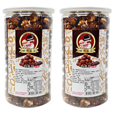 POPCORn 帕波爺爺 巧克力爆米花, 非基因改造玉米粒製成, 200g, 2罐