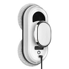 Panatec 沛莉緹 智能擦窗戶機器人 K-533 珍珠白 雙盤雙吸 全盤緊貼清潔 乾濕兩用 一鍵啟動 智能操控, 白色, 1個