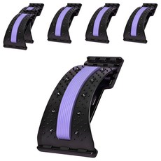 포유리빙 허리 스트레칭 안마 지압 기구 보라, 6개