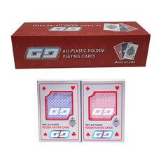 GG Hold'em 撲克牌12入, 銀色