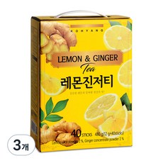 고향 레몬진저티, 12g, 40개입, 3개