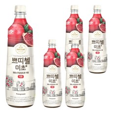 쁘띠첼 미초 석류, 900ml, 5개