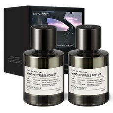 GIOVANNY 프리미엄 차량용 방향제 160ml 2p, 편백나무 숲, 1세트
