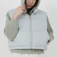 Elsso 女款迷你短版鋪棉背心