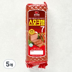 롯데햄 스모크햄, 1kg, 5개