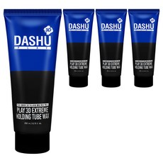 다슈 플레이 3D 익스트림 홀딩 튜브왁스, 200ml, 4개