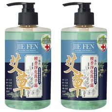 Jie Fen 潔芬生活 艾草檀香洗手露, 350ml, 2瓶