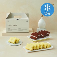 떡편 고구마 쌀케익 35g x 8개입 + 초코 쌀케익 35g x 8개입 선물 세트 (냉동), 1세트
