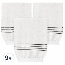 Vitabello 大型大尺寸高級義大利搓澡巾, 白色, 1入, 9個