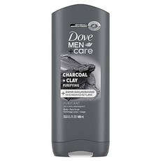 Dove 多芬 Man + Care 竹炭 + 泥土淨化身體 + 臉部磨砂膏, 400ml, 1瓶