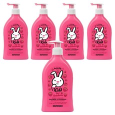 Sanosan Kids Shower & Shampoo All-in-One Cleanser Raspberry 400ml, 5個