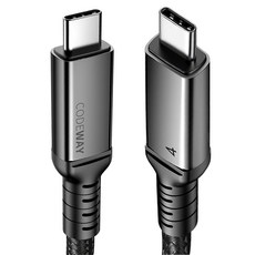 CODEWAY Thunderbolt4 雷電線雙Type-C 傳輸線, 1.2m, 單一顏色, 1條
