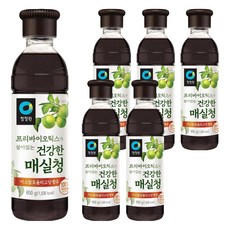 청정원 건강한 매실청, 650g, 6개