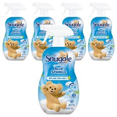 Snuggle 熊寶貝 藍色火花清新Plus織物除臭劑 正裝, 5個, 470ml