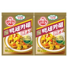 OTTOGI 不倒翁 百歲咖哩粉 辣味, 100g, 2包