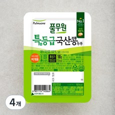 풀무원 국산콩 두부 찌개용, 180g, 4개