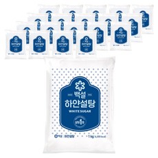 백설 하얀설탕, 1kg, 20개