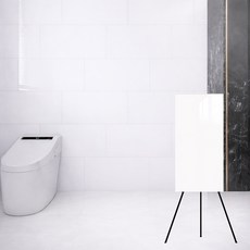 Onareum 防水大理石紋路自黏式翻新壁紙 10入, 白色素面