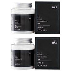 Bas 迷你Plus車用除臭劑 嬰兒爽身粉香, 2個