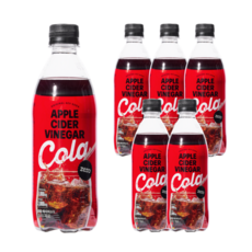클룹 애사비소다 제로 콜라, 6개, 500ml