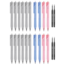 monAmi FX 153 六角圓珠筆 0.5mm 黑色 6支 + 藍色 2支 + 紅色 2支 + FX 700 筆芯 0.7mm 黑色 2支, 黑色 + 藍色 + 紅色, 2組