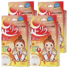 아시리라 풋 시트 릴랙스 발패치 고춧가루향, 4개, 30매입