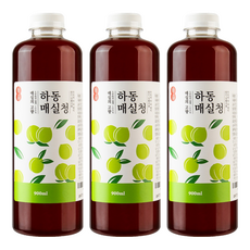 하동 매실청, 900ml, 3개