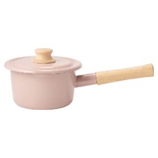 FUJIHORO Cotton感應爐適用牛奶鍋, 粉色, 14cm
