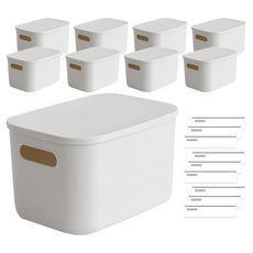 Nature Living Monoble Pantry收納整理箱收納箱, 單一顏色, S(26.5 x 18.5 x 16.2 cm), 9個