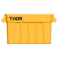 Trust THOR 附蓋收納整理箱 75L, 1個, 黃色