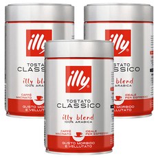 illy 意利 中度研磨咖啡, 250g, 3個, 義式濃縮咖啡