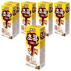 Jetty Chocok 巧克力吸管, 3.6g, 20入, 6個