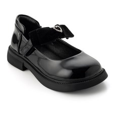 bimbobimba 兒童漆皮愛心皮鞋